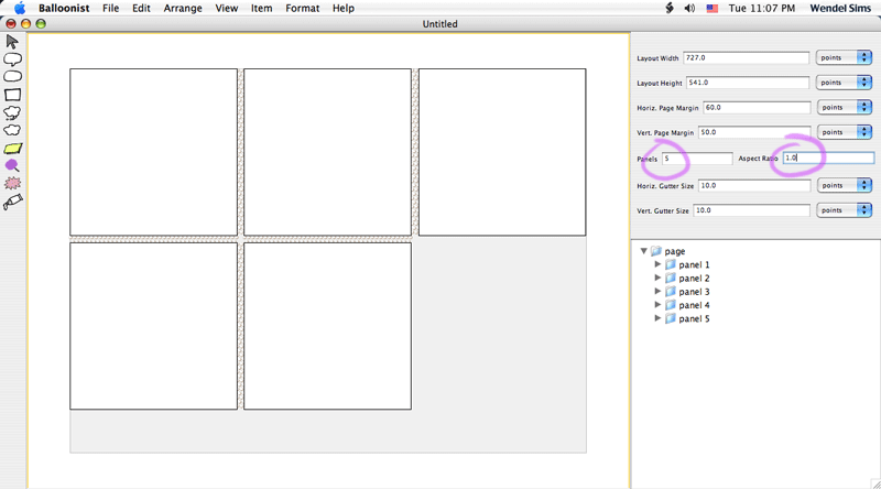 changing the panel count